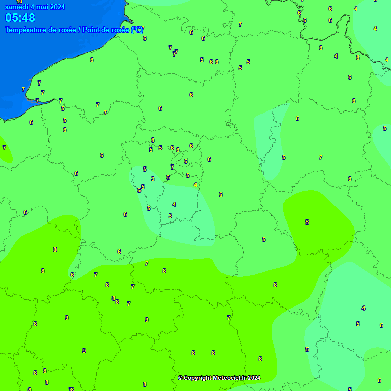 Temperature - point de rose