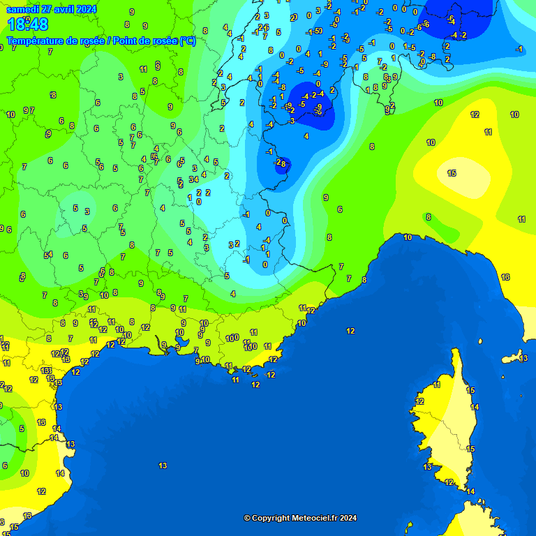 Temperature - point de rose